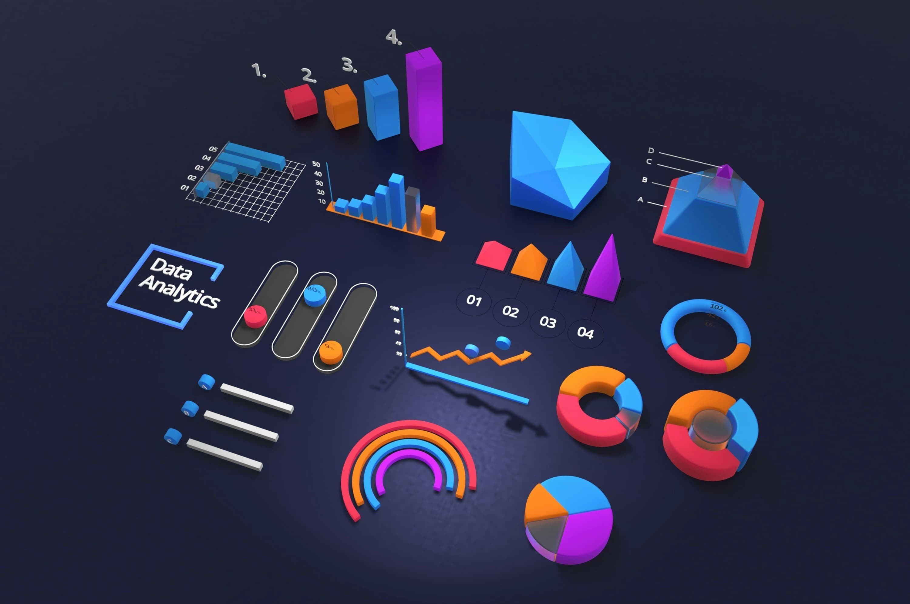 AI-powered business intelligence dashboard showcasing predictive analytics, real-time data visualization, and cryptocurrency transaction insights—representing Scrift’s custom AI software development and data analytics services for business transformation.