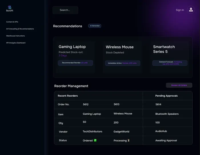 Unified Inventory Management System screenshot 3