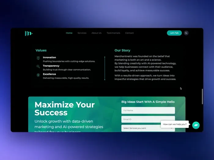 Merchantnetic screenshot 2