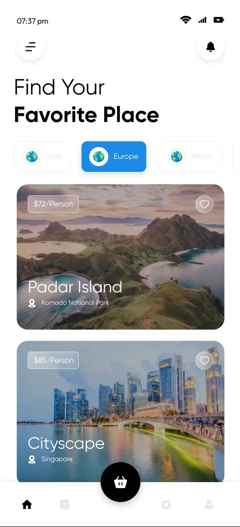 Travel Mobile App screenshot 2