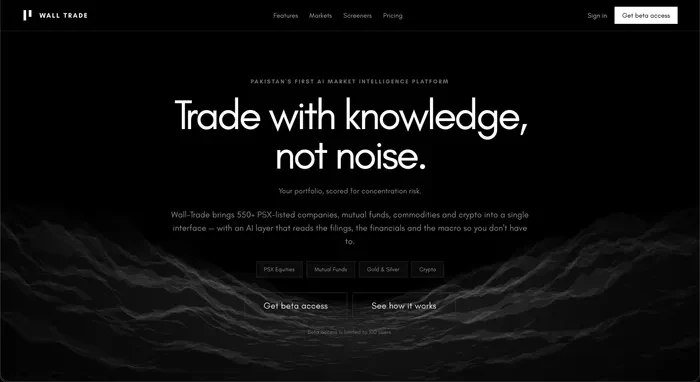 Walltrade screenshot 1
